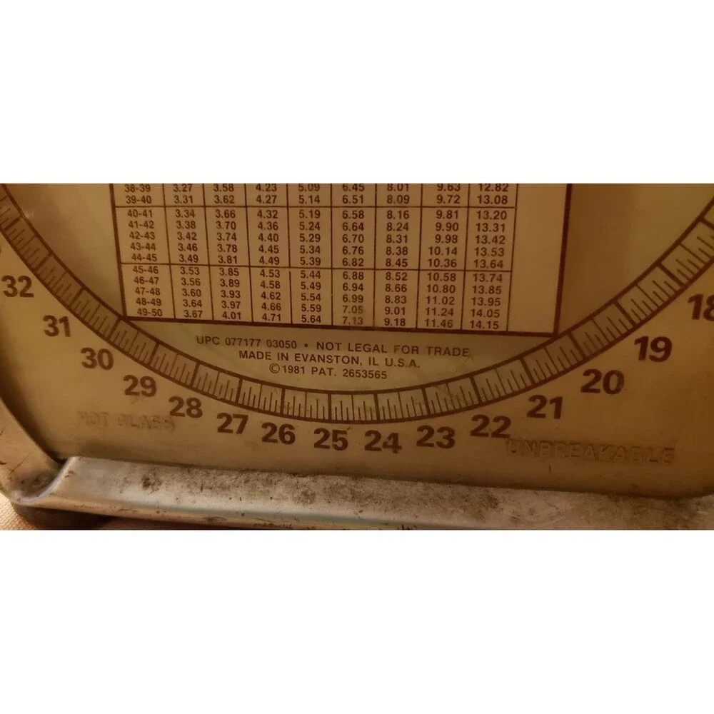 Vintage pelouze kitchen scale Pelouze Monarch Y Line Model 50 Lbs by 2 oz